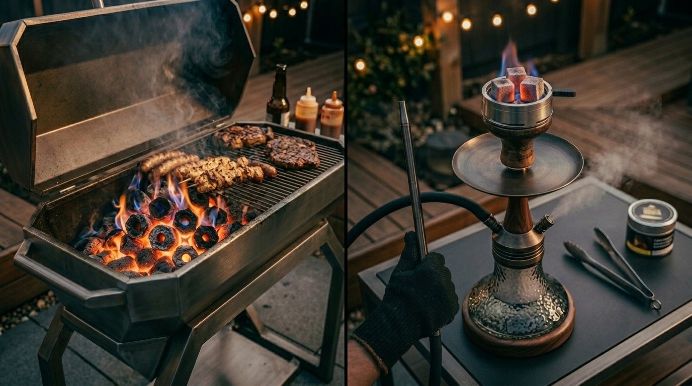 Premium Coconut Charcoal Briquettes for BBQ & Shisha